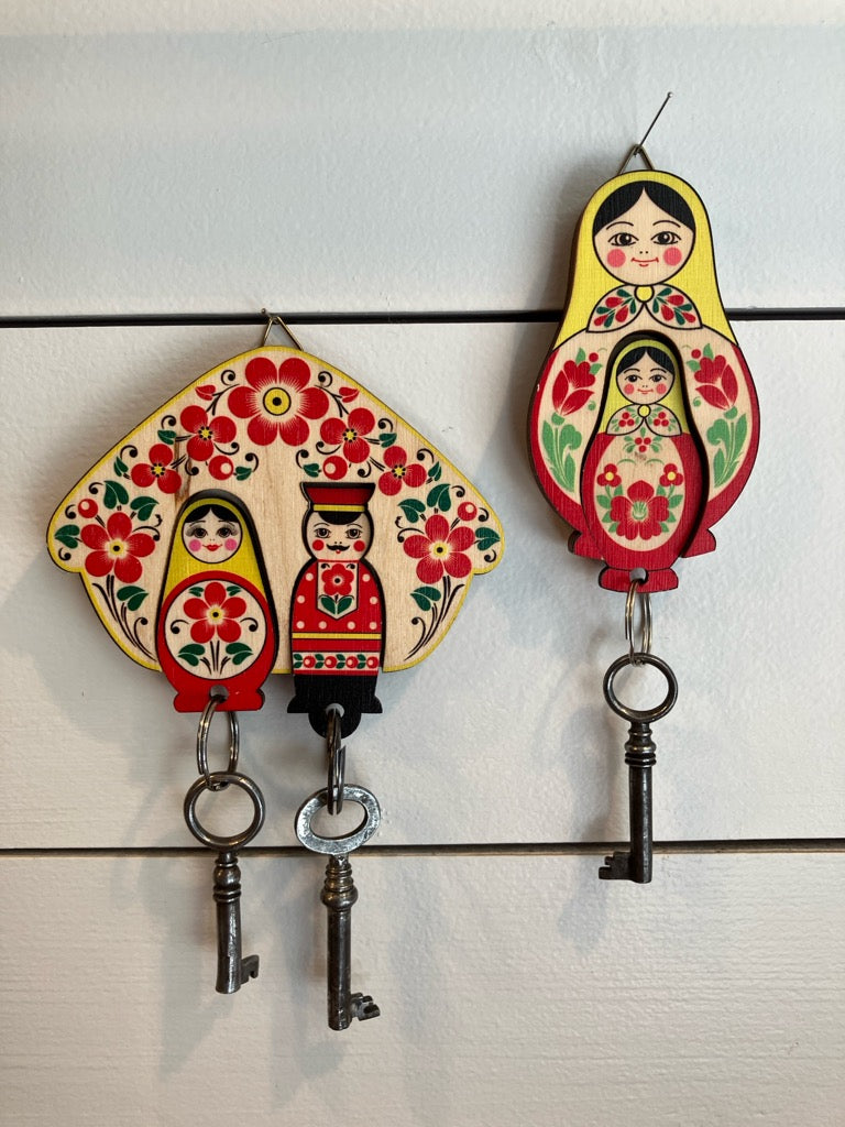 毎日が楽しくなるロシア雑貨 キーハンガー マトリョーシカ