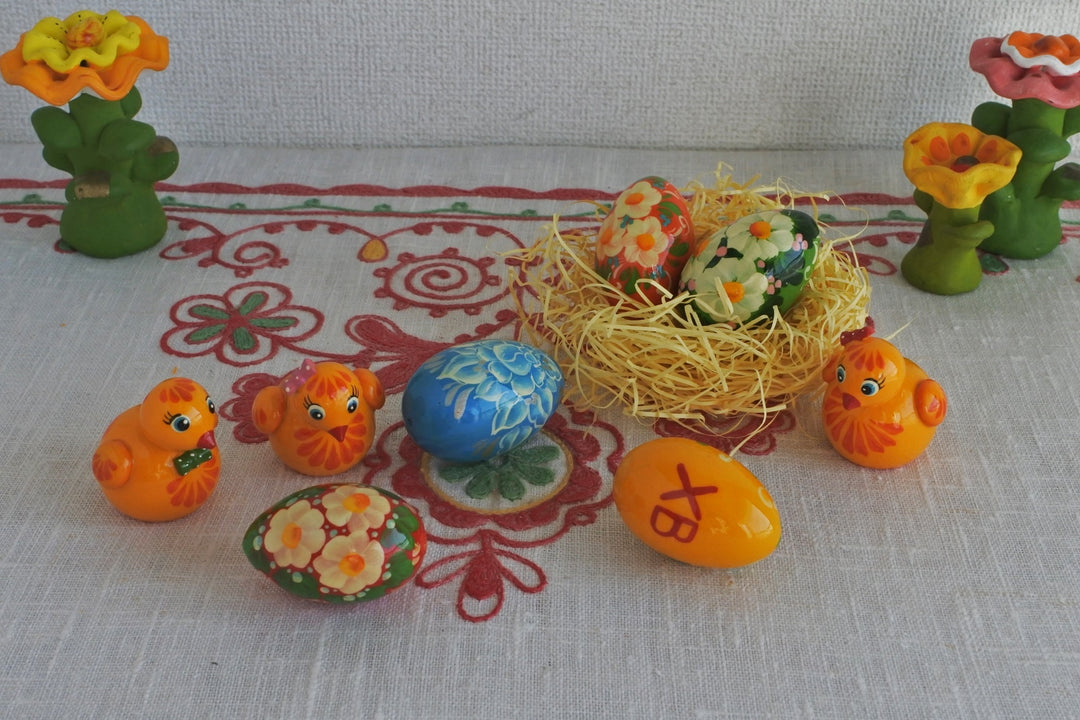 木のおもちゃ　ヤロスラブリの復活祭