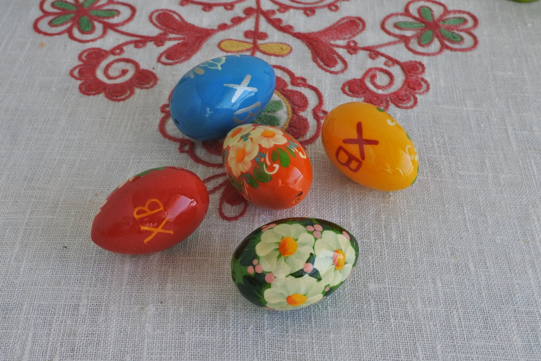 木のおもちゃ　ヤロスラブリの復活祭