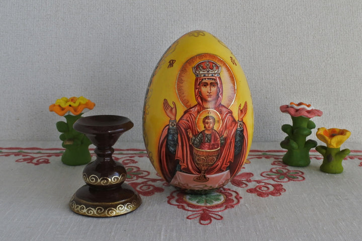 復活祭の卵　聖母マリア　生命・病のお護り