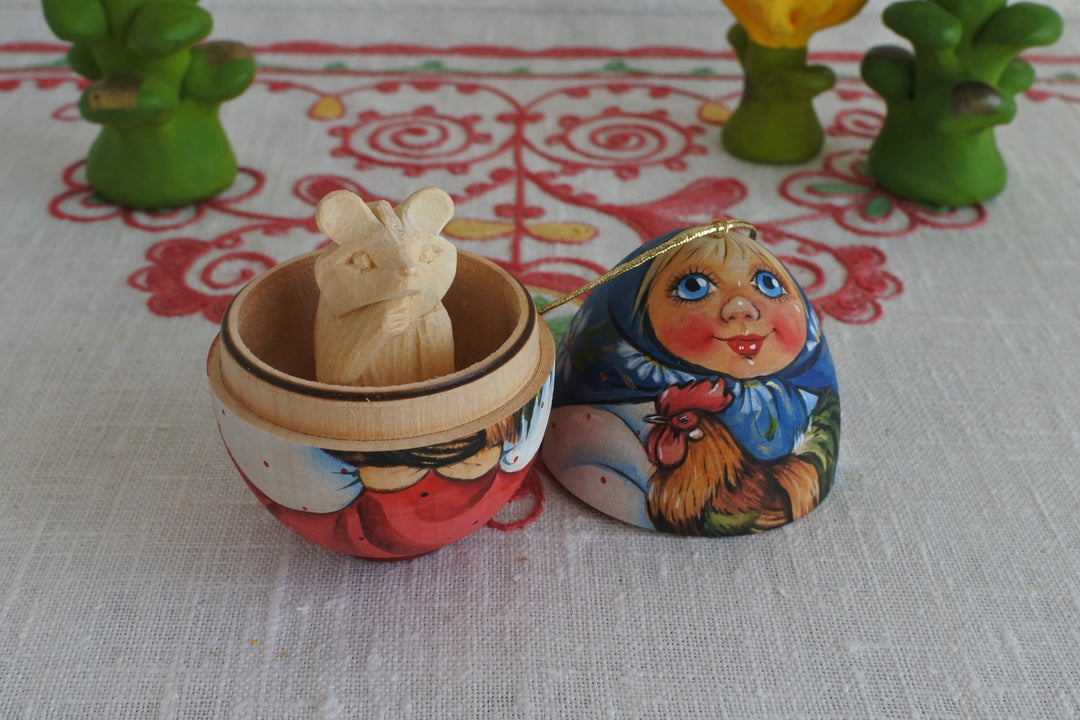 オレーシャ・スクリディナの復活祭の卵　おんどりとクマ
