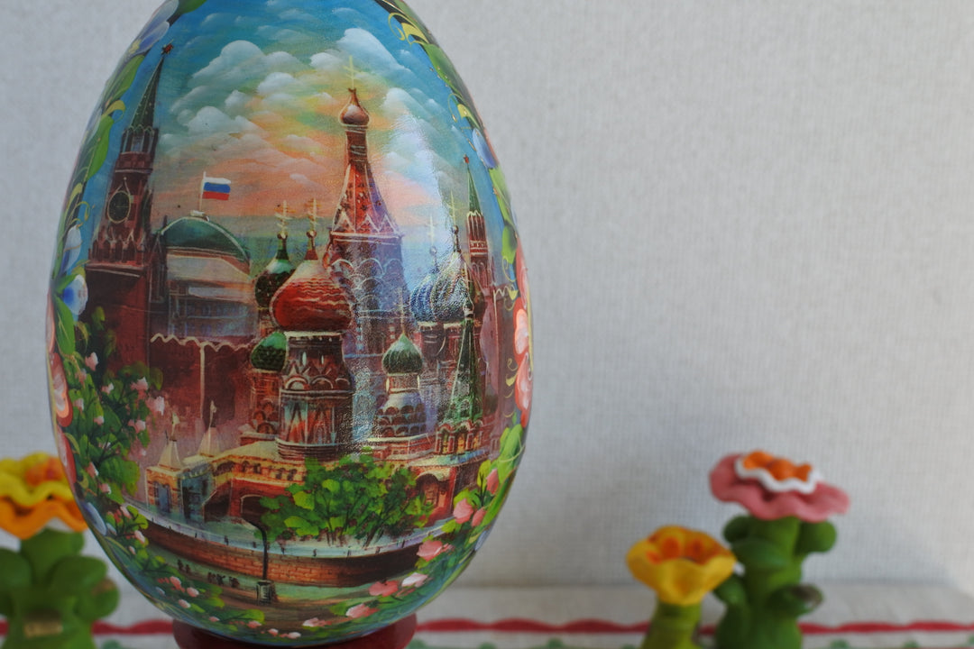 復活祭の卵　ロシアの春　モスクワ