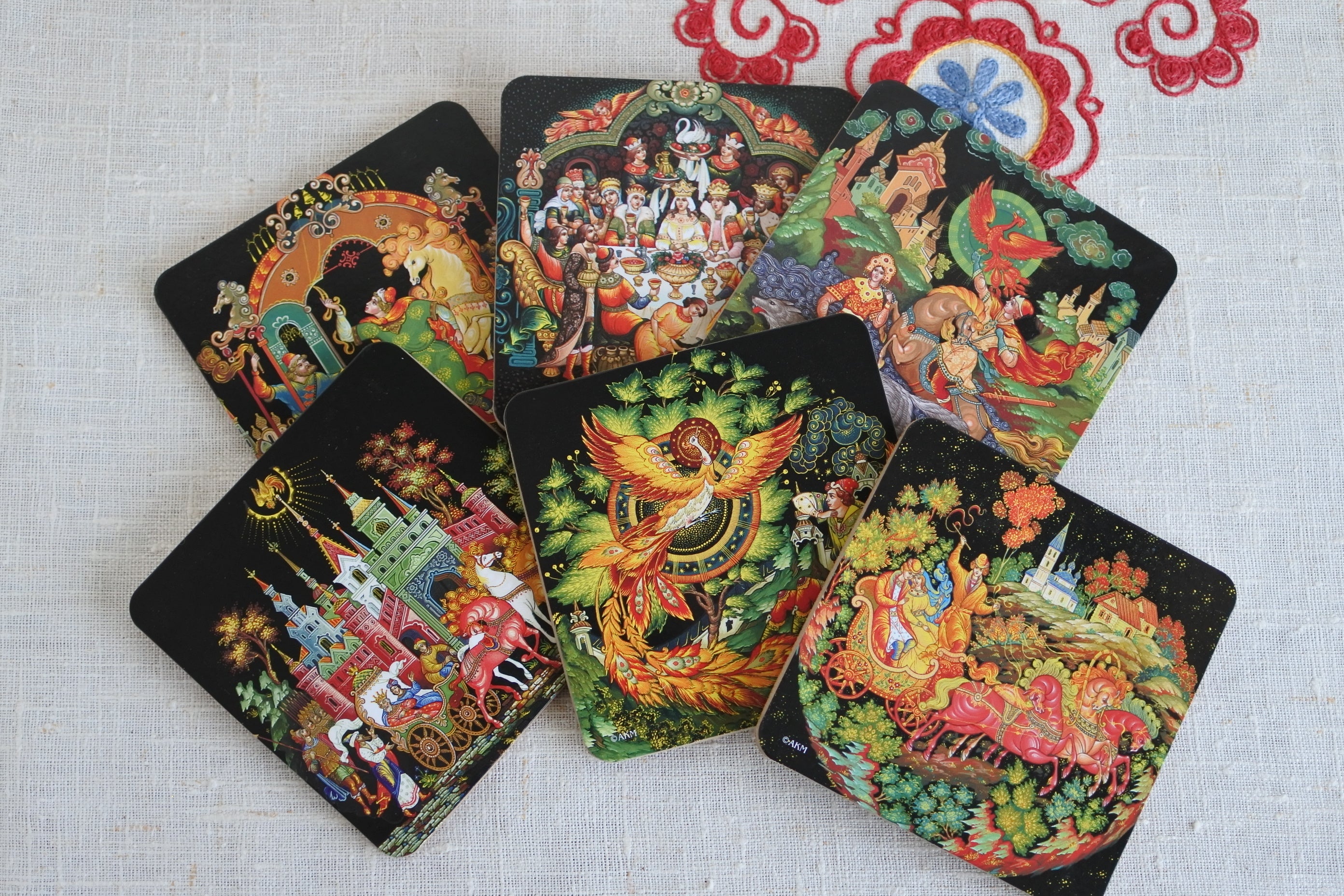 ロシア雑貨☆民話マトリョーシカ「イワン王子と灰色オオカミ」(5P)オルガ最新作 Amazon | ロシア雑貨民話マトリョーシカ「イワン王子と灰色