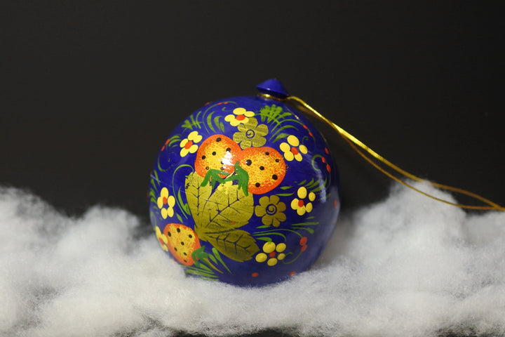 クリスマスボール ストロベリーNAVY D8