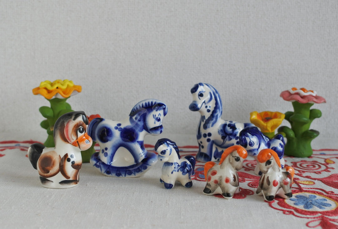 2026干支午　ちいさな陶器の馬