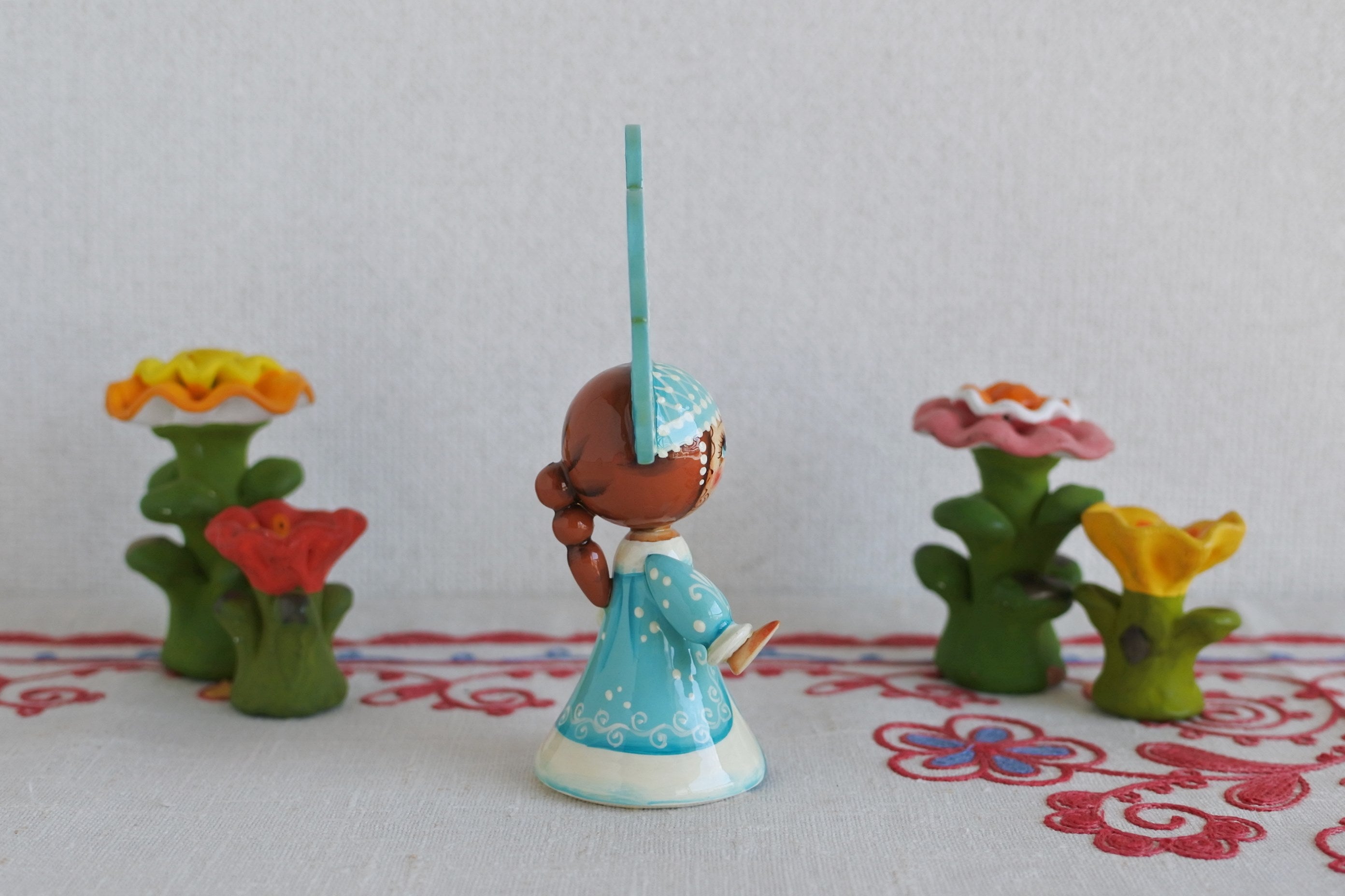 ロシア民芸品 木の人形 マトリョーシカ 動物 ハンドメイド ロシア雑貨