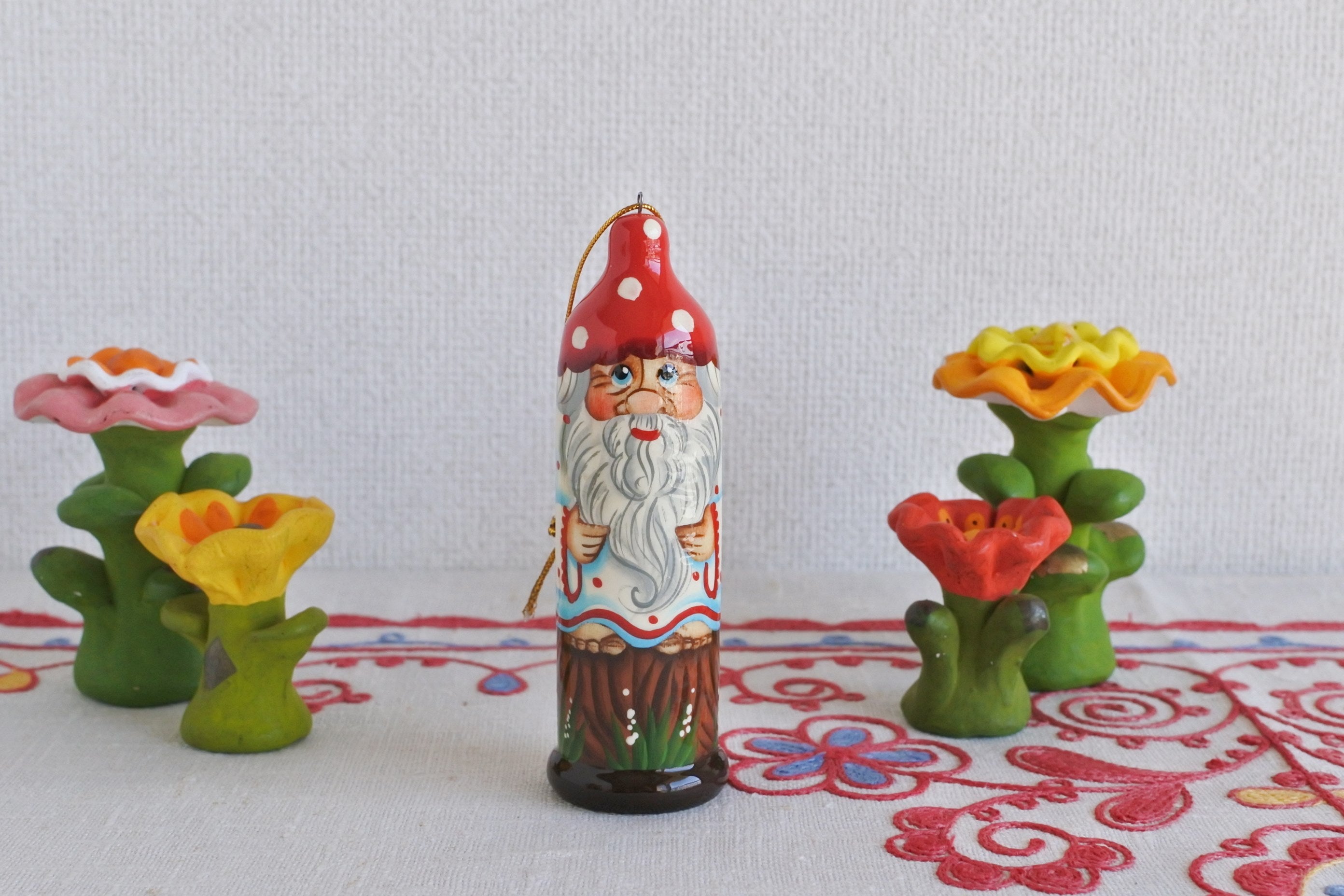 ロシア民芸品 木の人形 マトリョーシカ 動物 ハンドメイド ロシア雑貨