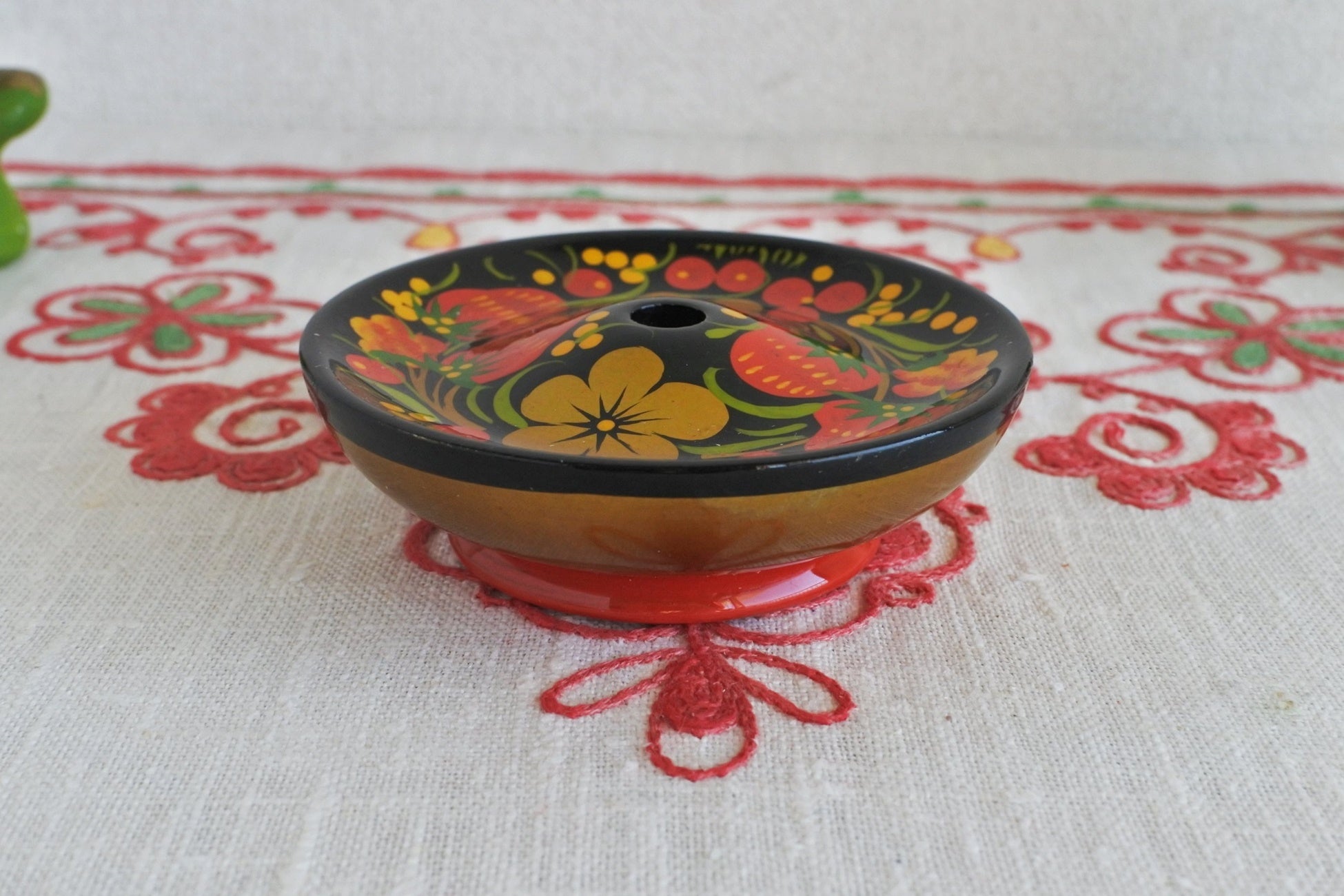 ロシア民芸品 ホフロマ塗 器 木製 食器 ロシア雑貨いりえのほとり 神戸