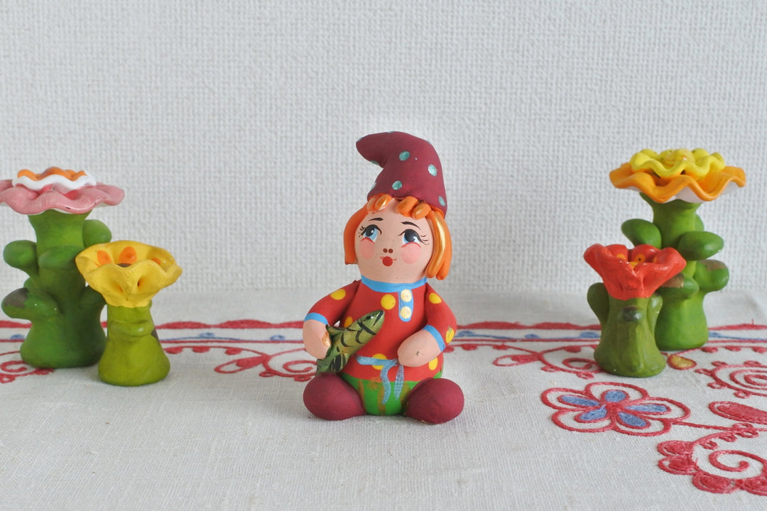 コブロフのクレイドール 魔除けの笛　ロシア民話カマスの言いつけ