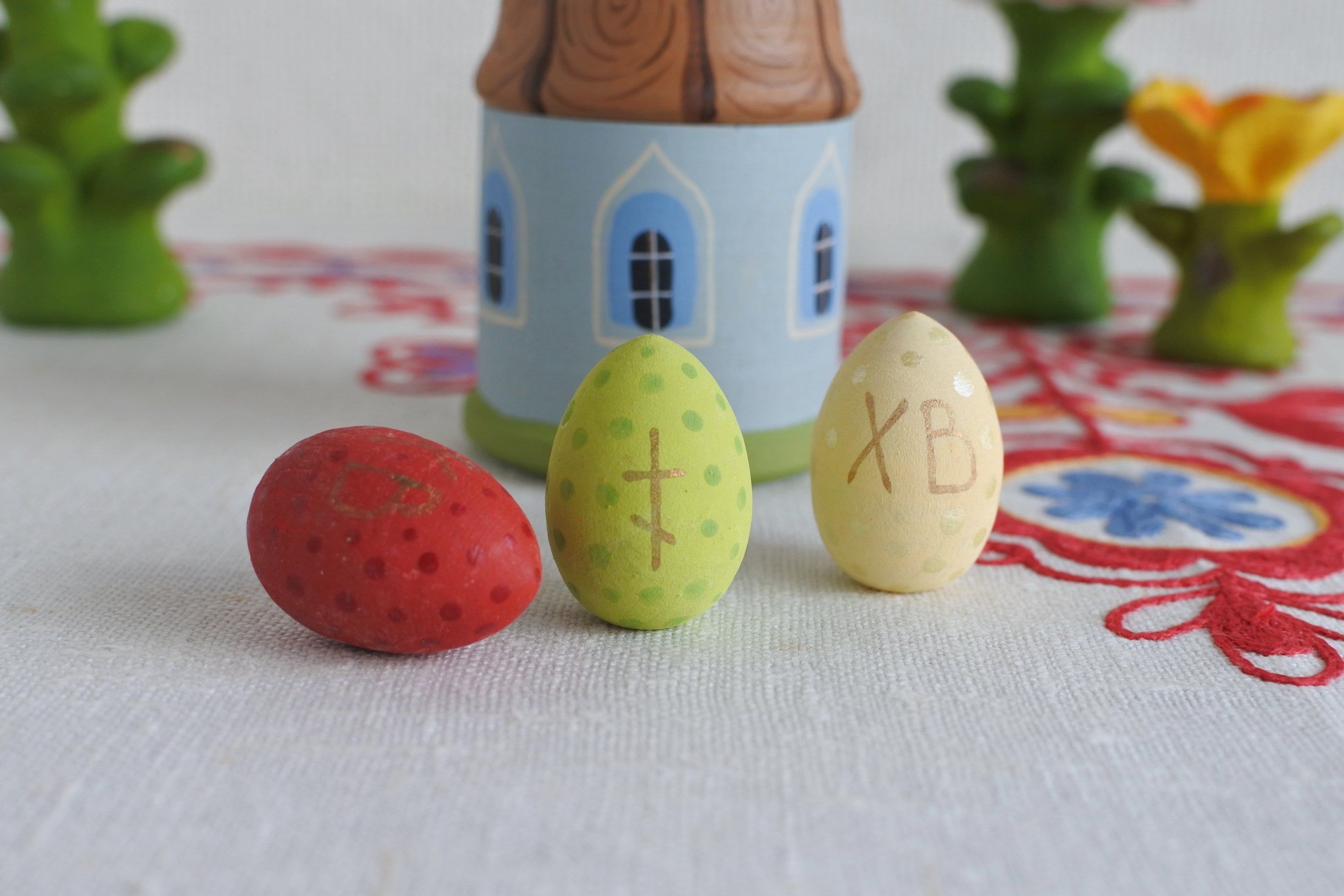 木製の小箱 ロシア正教会の復活祭 パスハ エッグ ロシア雑貨いりえの