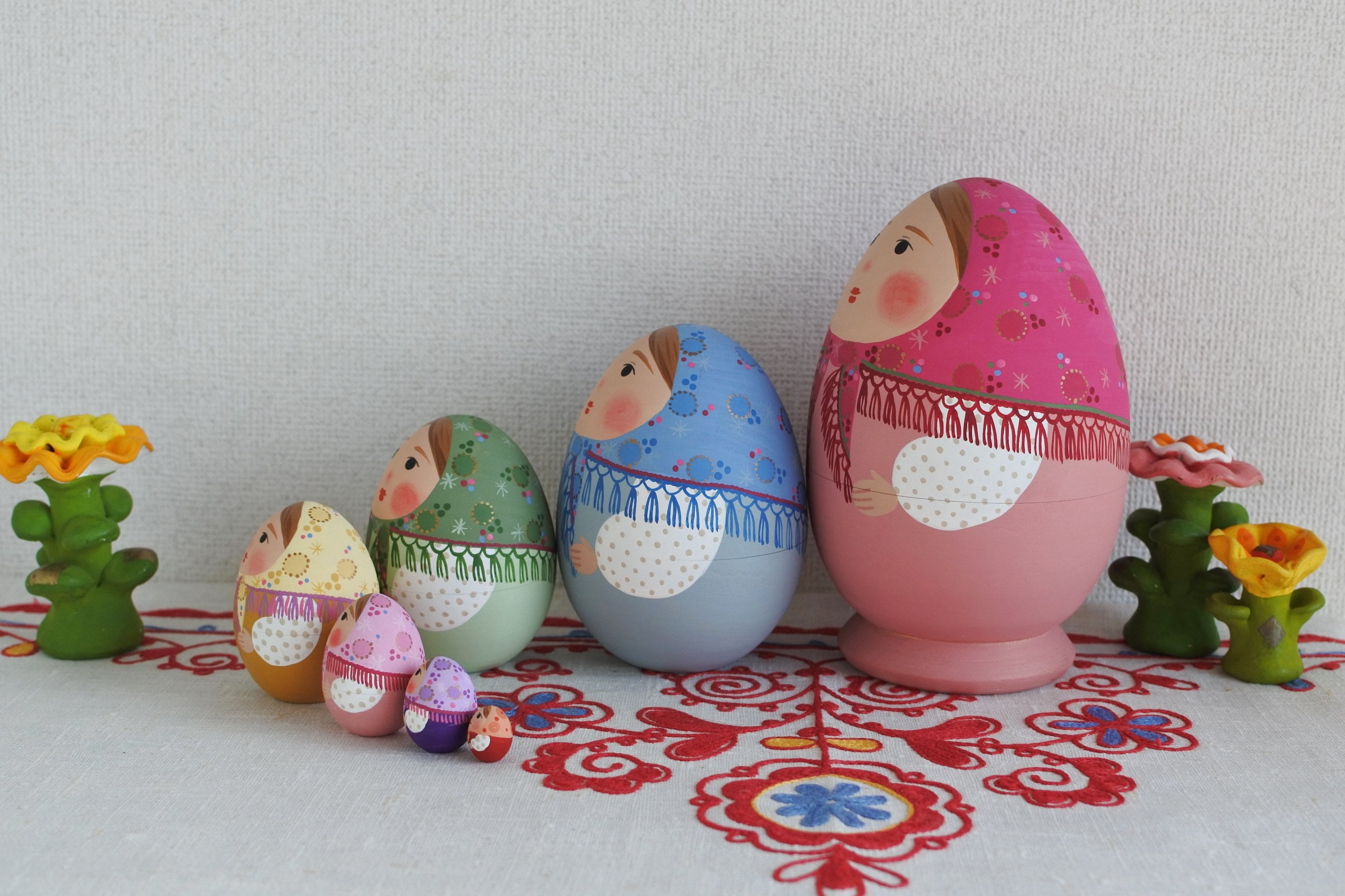 作家ものマトリョーシカ ロシア人アーティスト ロシア雑貨いりえ 作家ものマトリョーシカ ロシア人アーティスト ロシア雑貨いりえ