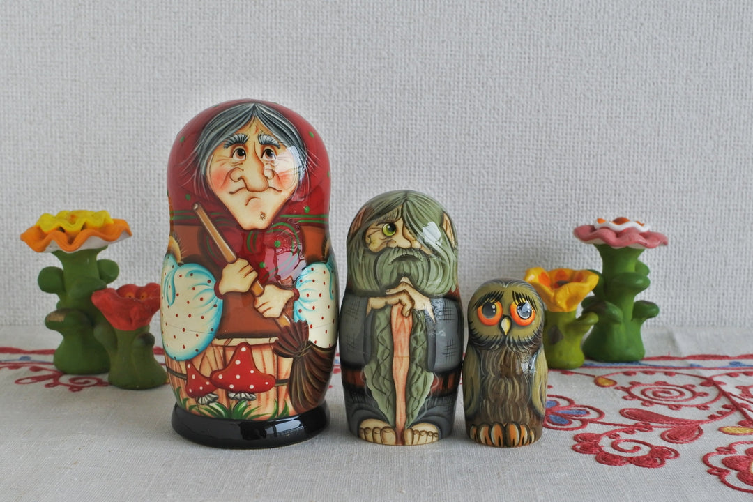 マトリョーシカ　ロシア民話ババヤガー3P