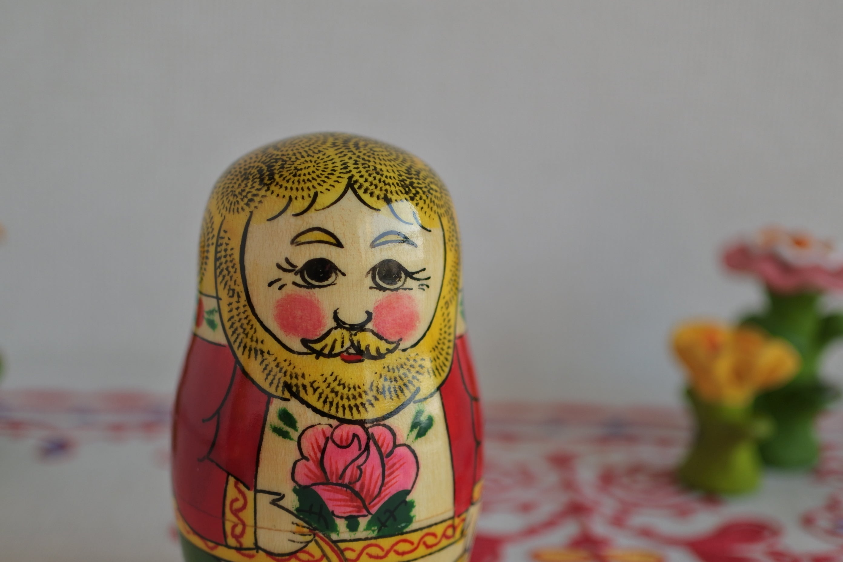 ロシア雑貨☆Fairies妖精マトリョーシカ(5P)マルガリータ作 マトリョーシカ おうちの妖精ドモヴォイ 3ピース ロシア民話