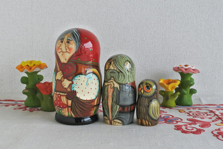 マトリョーシカ　ロシア民話ババヤガー3P