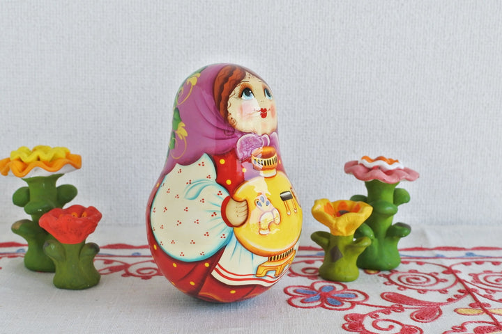 起き上がりこぼし♪　サモワールでお茶を