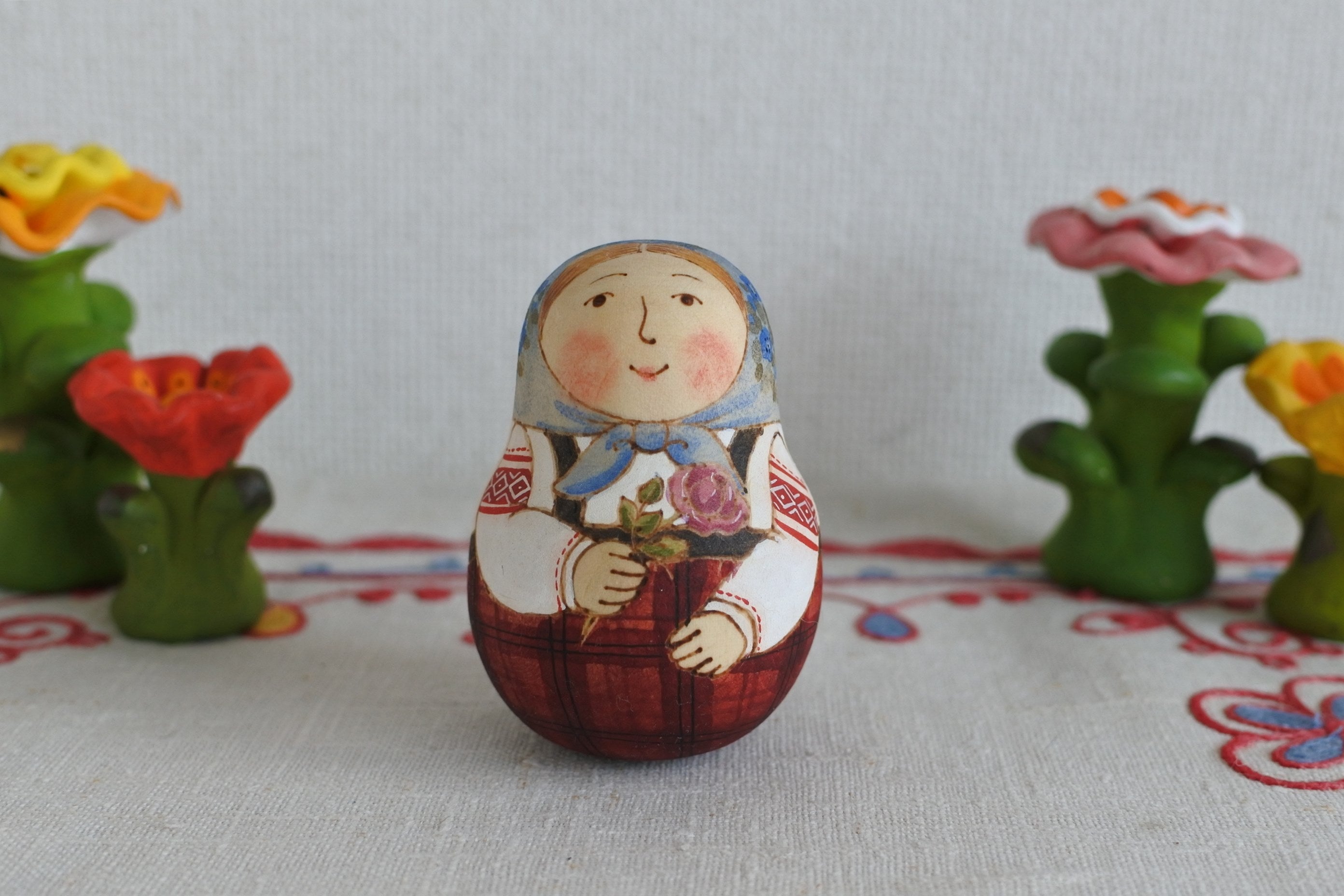作家ものマトリョーシカ ロシア人アーティスト ロシア雑貨いりえの