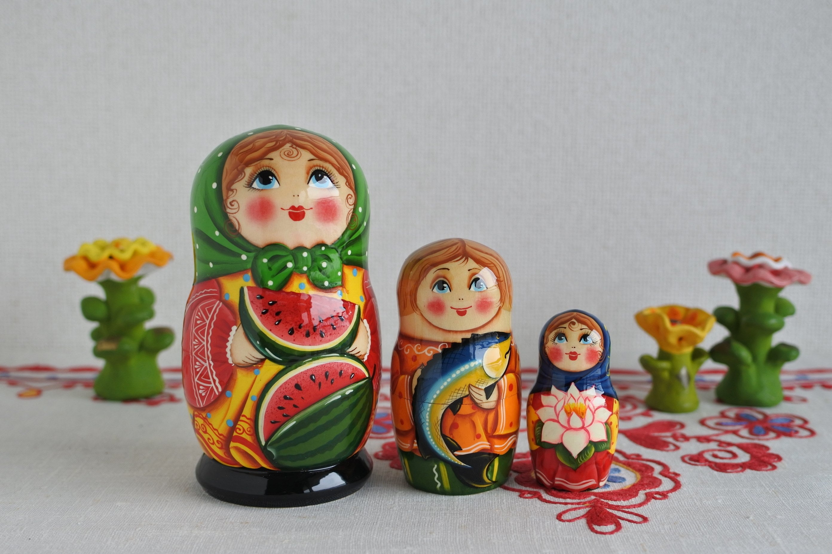 マトリョーシカ ロシアの入れ子人形 ロシア民芸品 ロシア雑貨いりえの