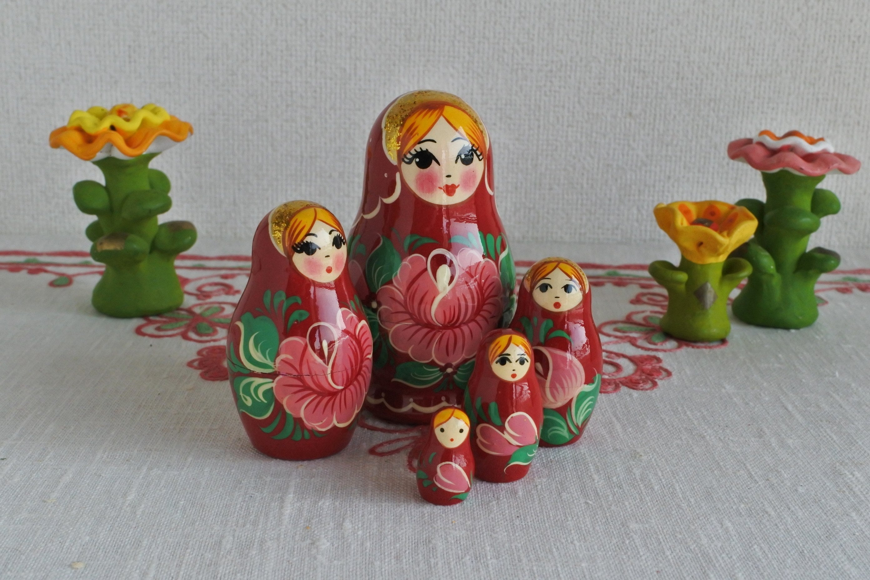 マトリョーシカ ロシアの入れ子人形 ロシア民芸品 ロシア雑貨い