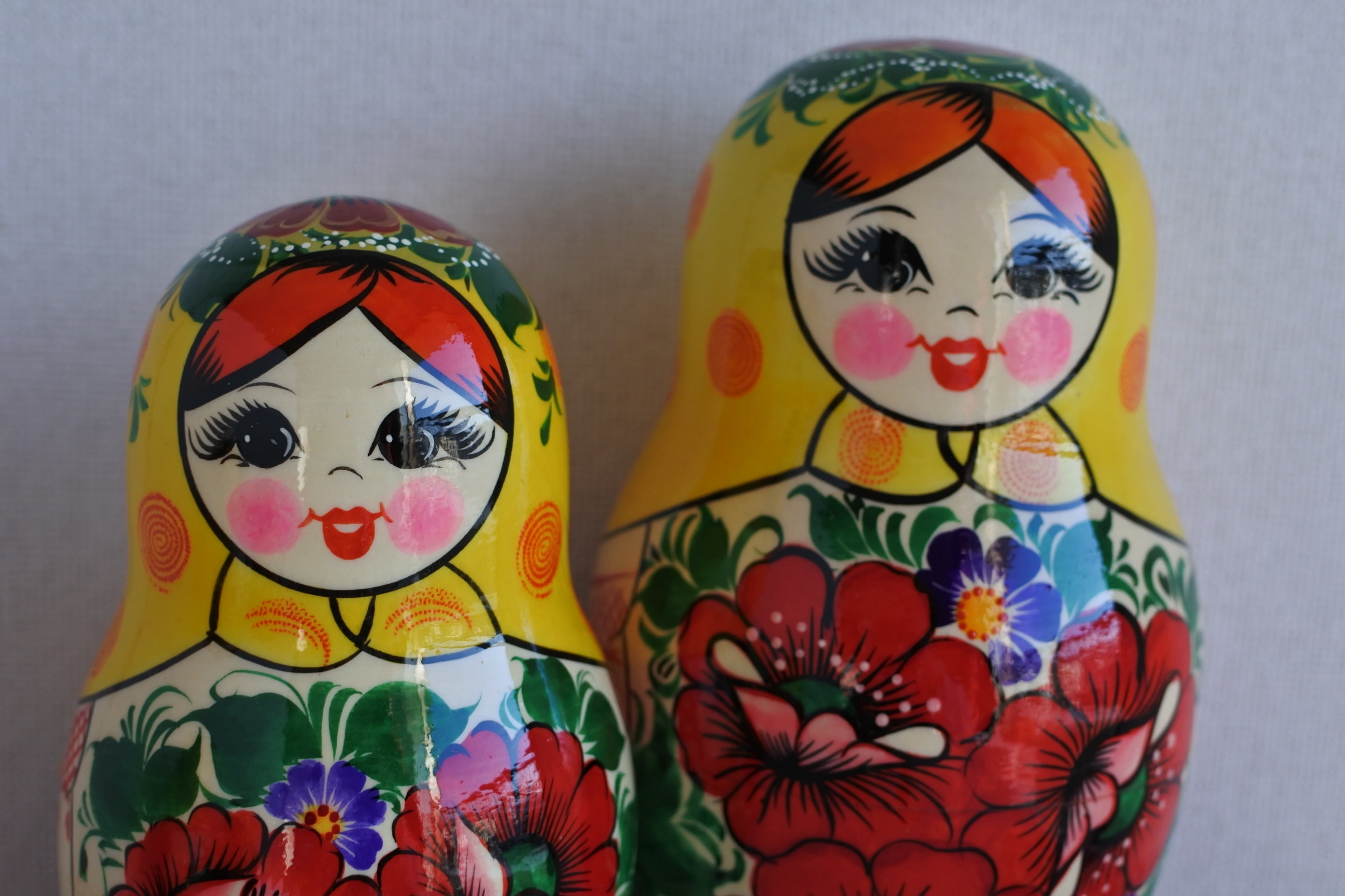 ロシア雑貨いりえのほとり マトリョーシカ ノリンスク ポピー 10ピース