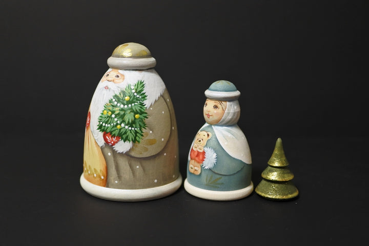 スベトラーナ・カバノワのクリスマスマトリョーシカ　クリスマスの贈りもの　3P