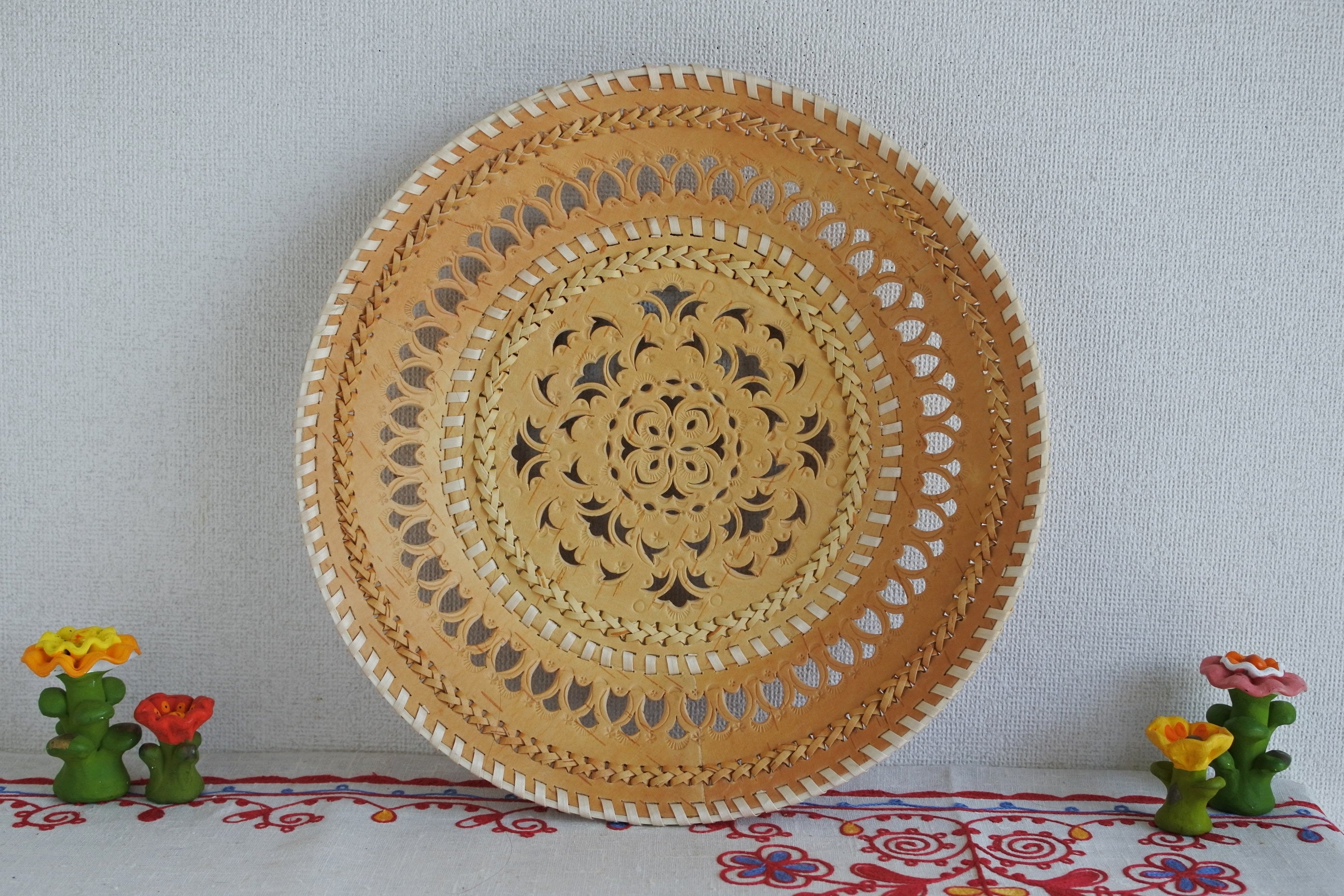 白樺細工ベレスタ 白樺樹皮 ハンドメイド ロシア民芸品 小箱