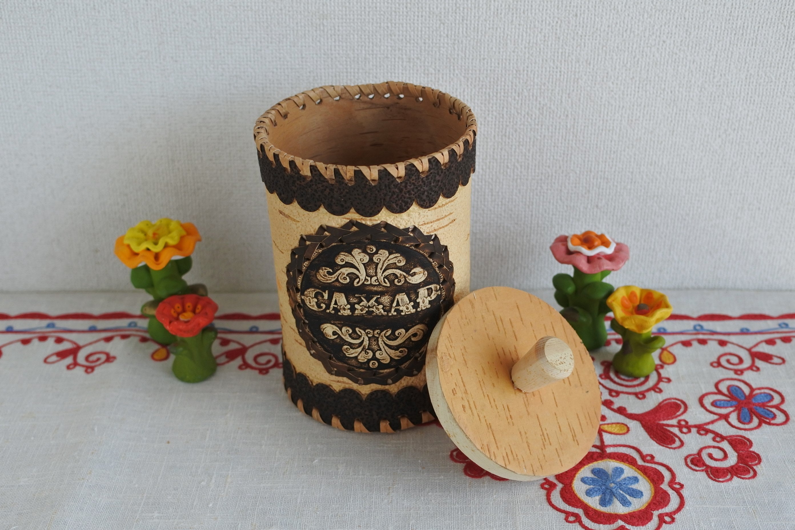 白樺細工ベレスタ 白樺樹皮 キッチン用品 スパイスセット