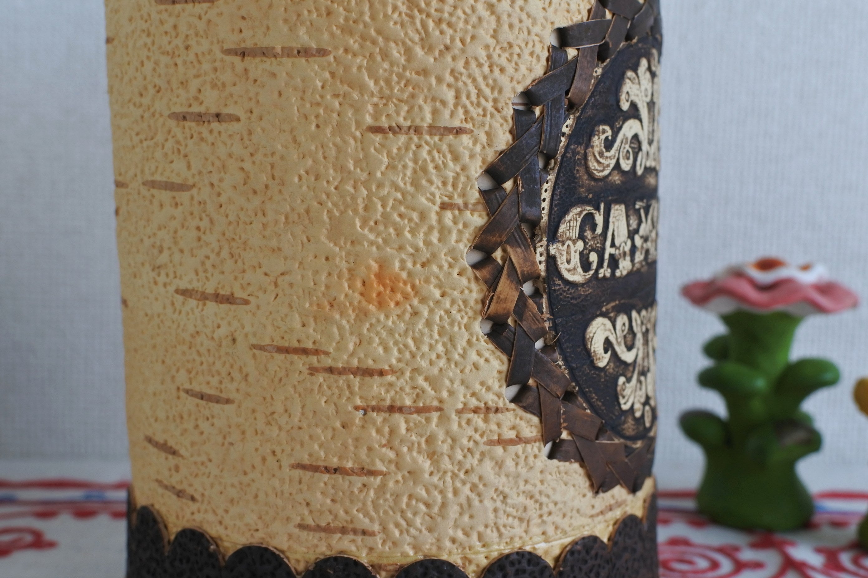 白樺細工ベレスタ スパイス入れ・サーハル 砂糖 収納ボックス 白樺樹皮