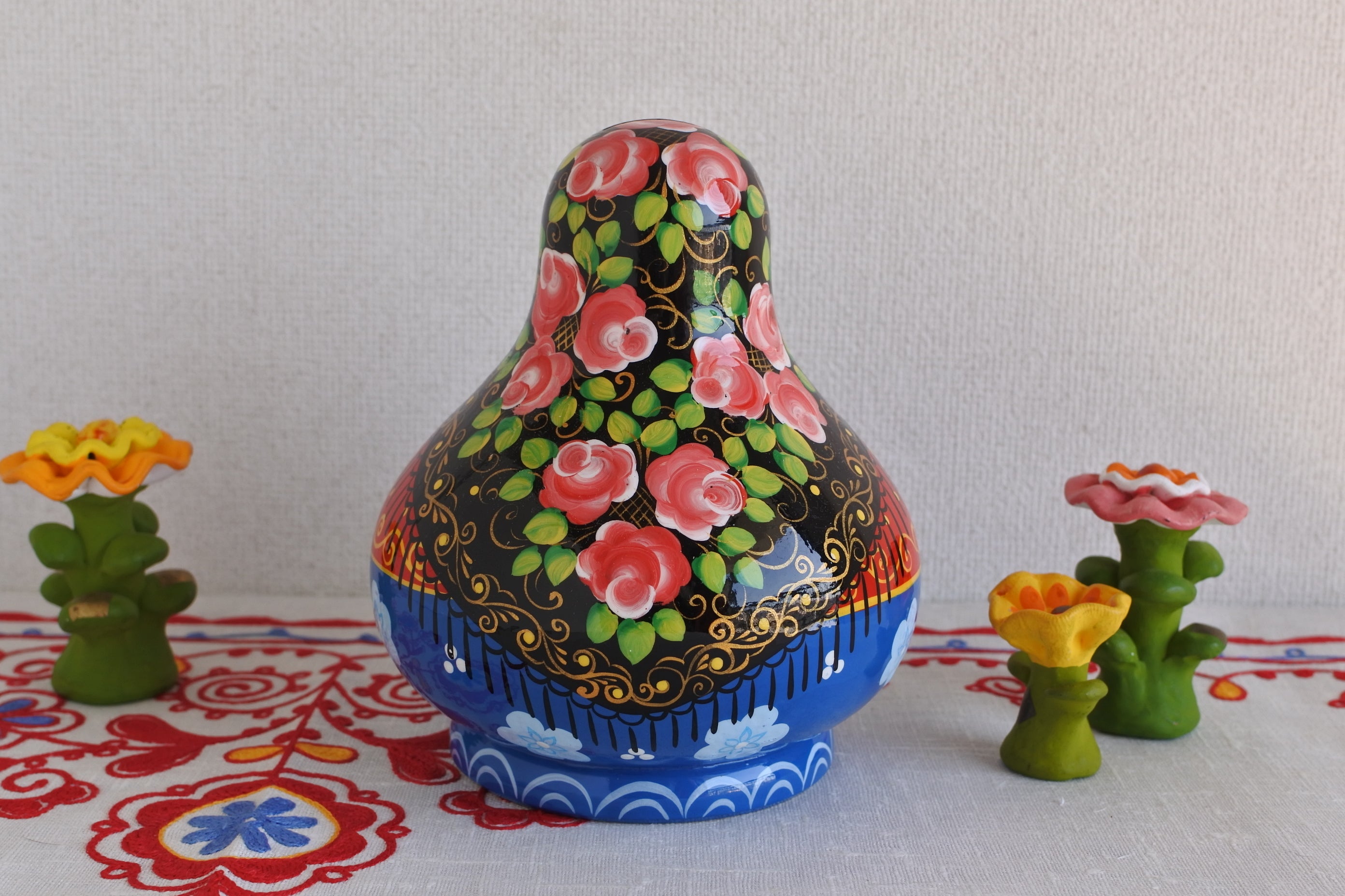 その他のロシア雑貨 ロシア民芸品 スパイスセット 起き上がり