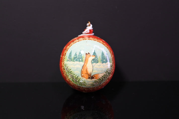 クリスマスボール　ロシアの冬の森