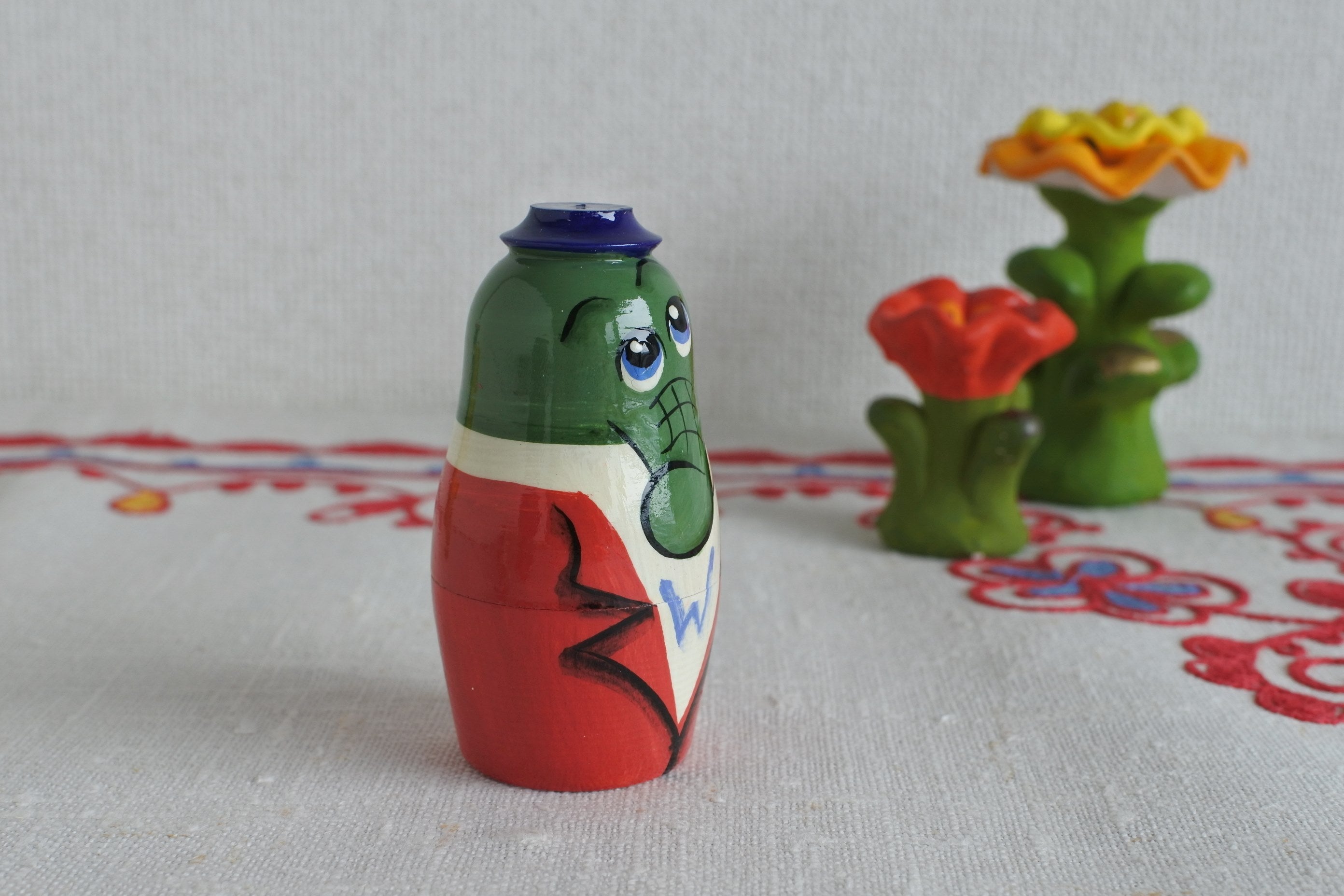 チェブラーシカ マトリョーシカ 5ピース 大きめサイズ ロシア雑貨い