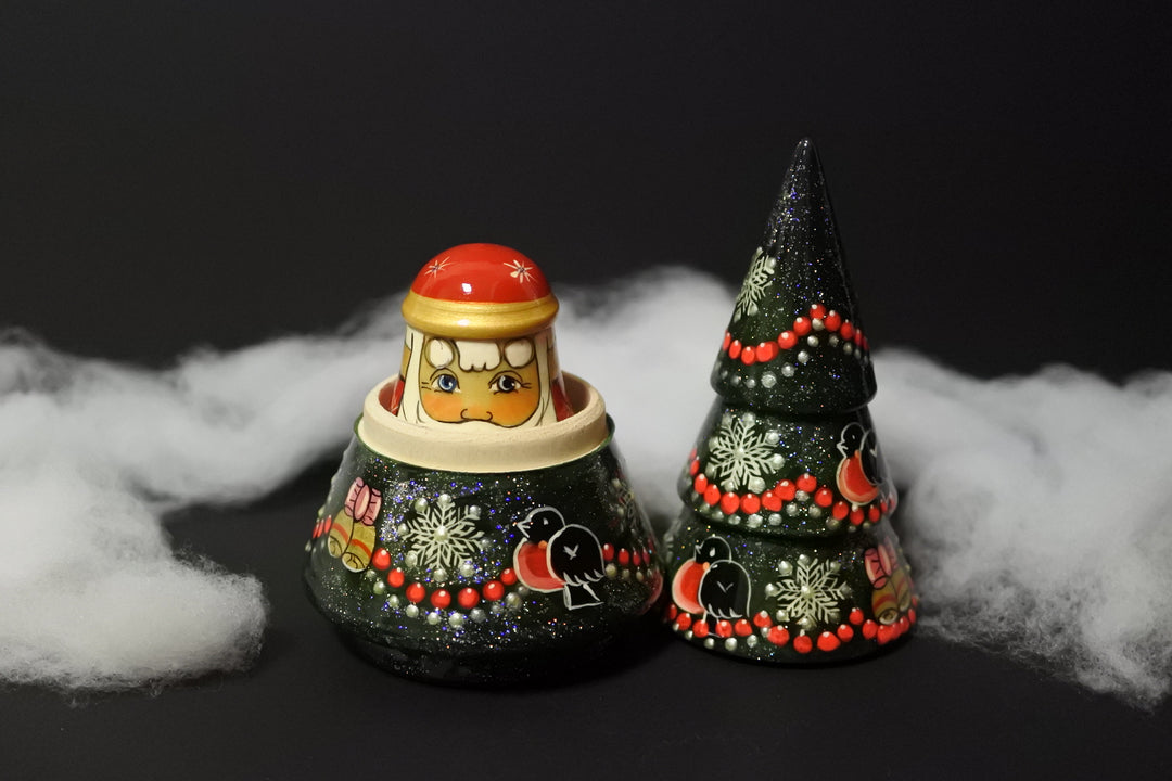 クリスマスマトリョーシカ　スネギリが宿るもみの木　3P