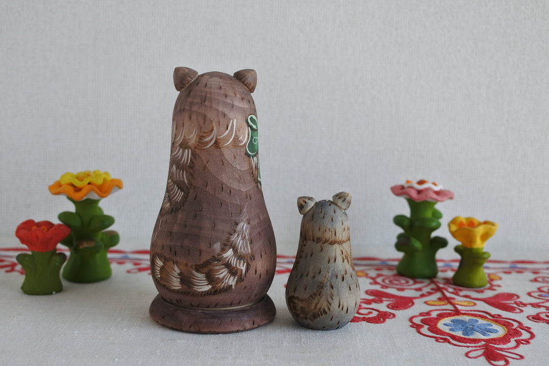 アレクサンドル・キリヤノフの猫マトリョーシカ　手芸の時間　2P