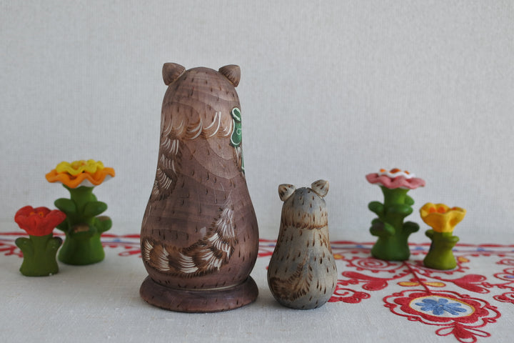 アレクサンドル・キリヤノフの猫マトリョーシカ　手芸の時間　2P