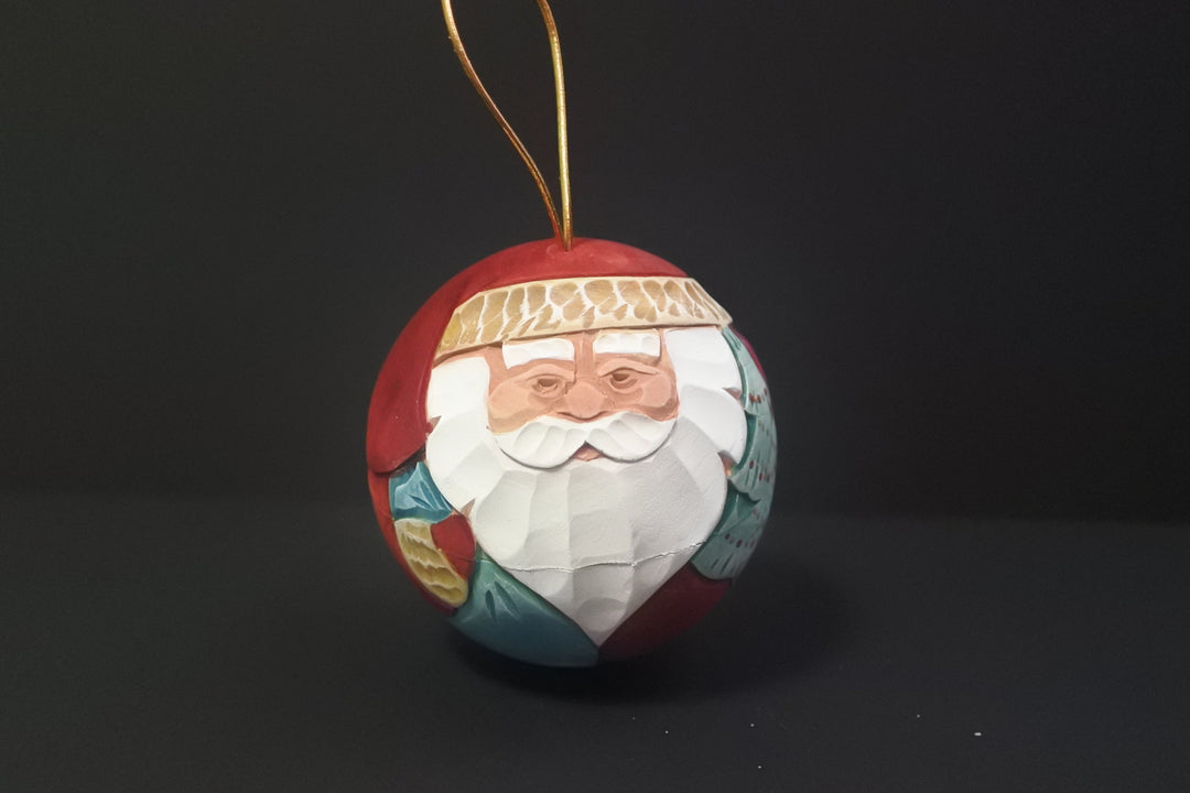 クリスマスボール　冬の使者ジェドマロース　カービング