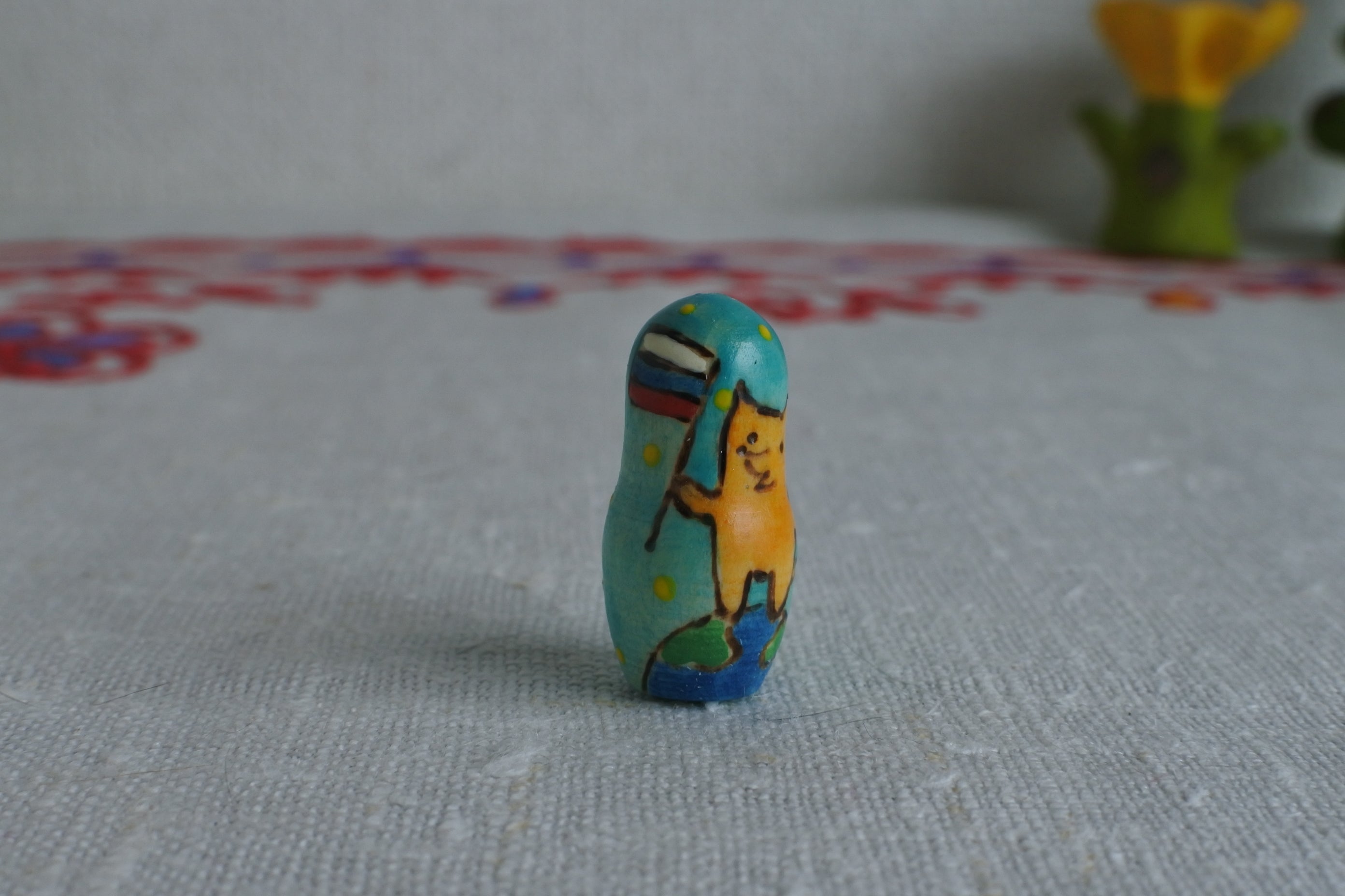 リューバ・ブジキナのマトリョーシカ 宇宙飛行士 5ピース 作家もの