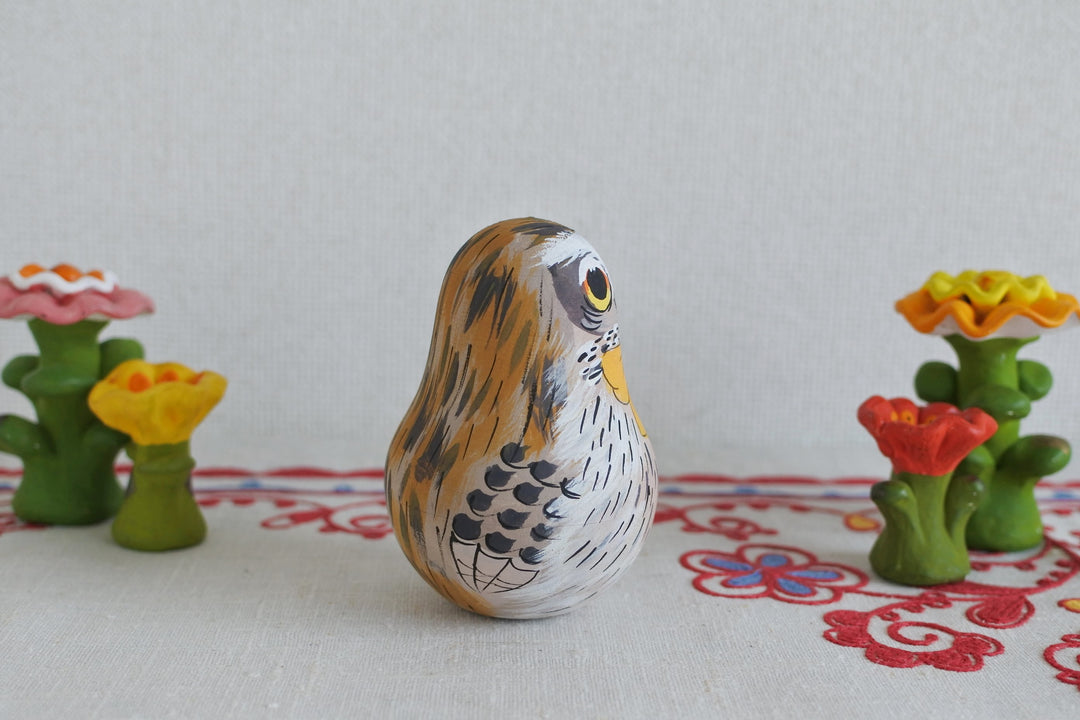 フクロウの起き上がりこぼし