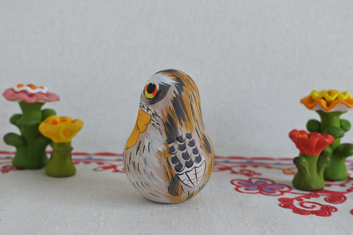 フクロウの起き上がりこぼし