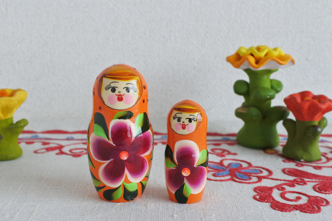 マトリョーシカ　花＊花  ORANGE  3P
