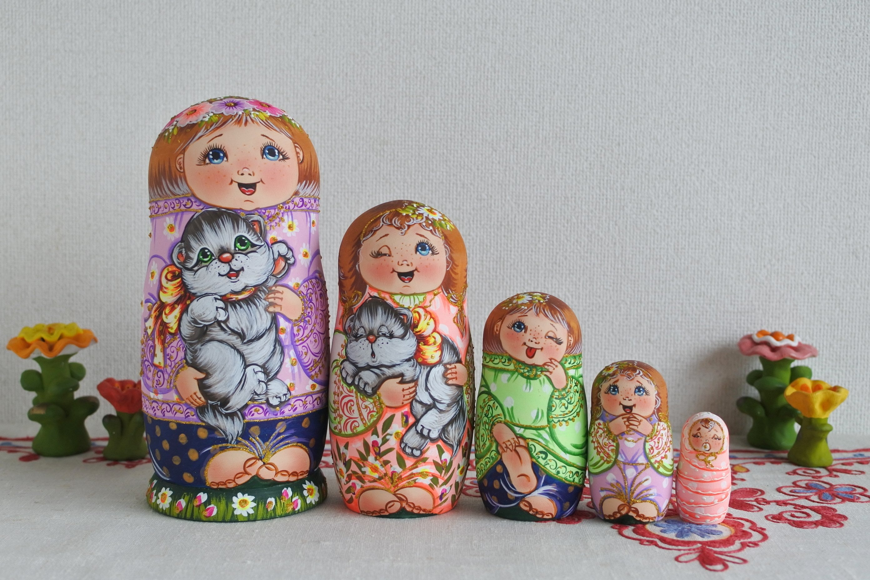 マトリョーシカ　作家もの　レトロ　おもちゃ　ロシア雑貨 DSC_0318.jpg?v=1691493241