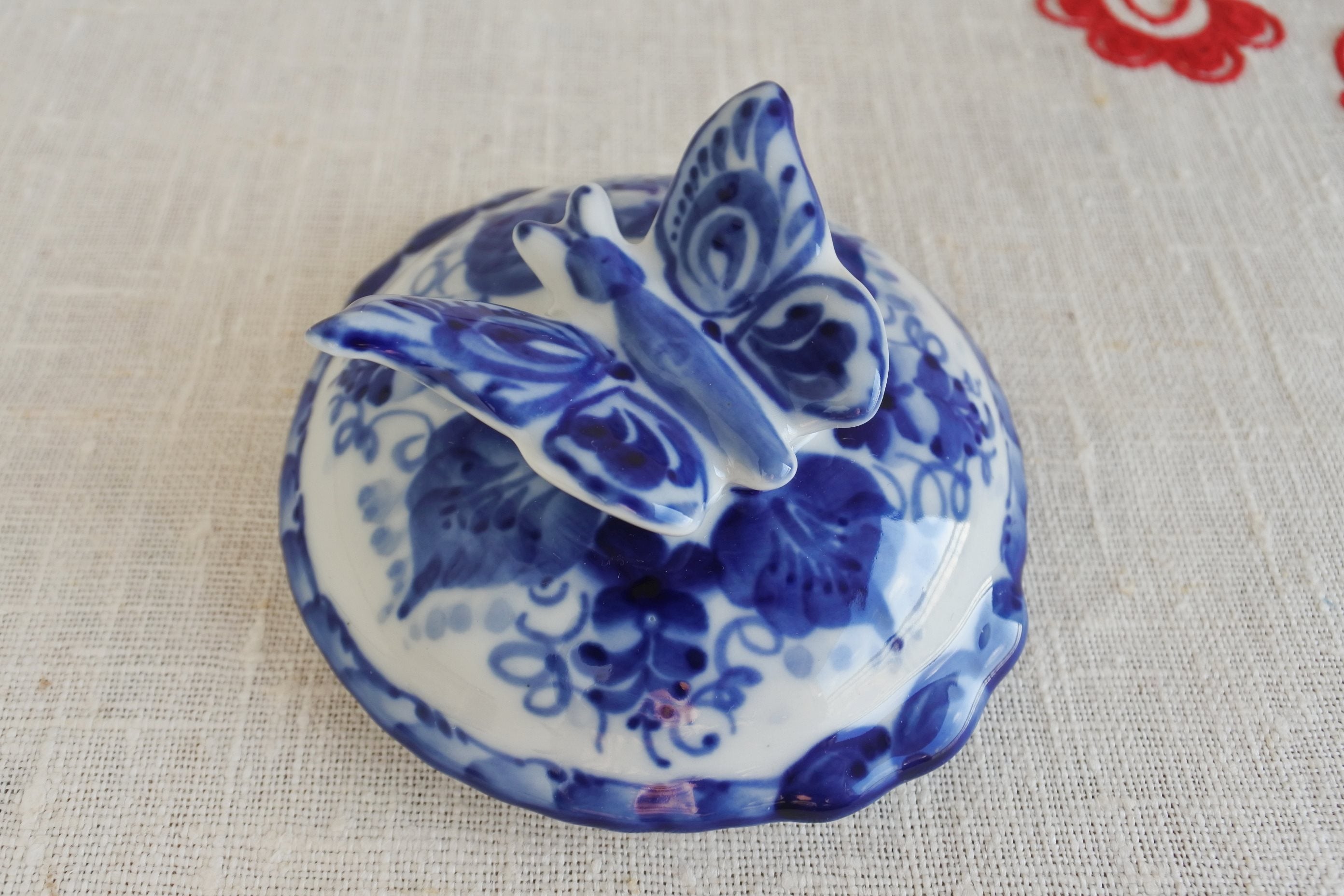 GZHELグジェリ陶器 ジャム入れ - メルカリ GZHELグジェリ陶器 ジャム入れ