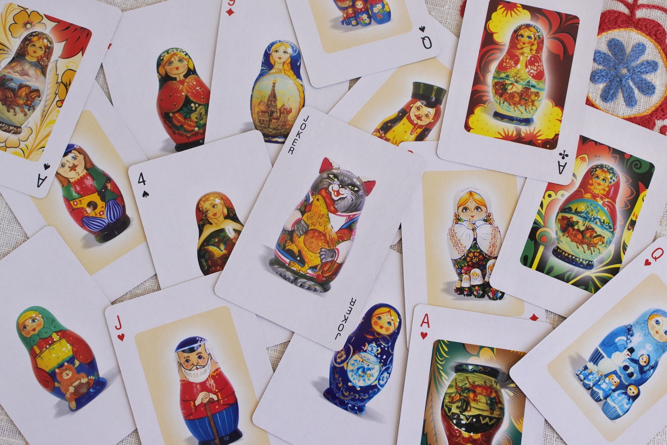 トランプ マトリョーシカ カードゲーム ロシア雑貨いりえのほとり 神戸