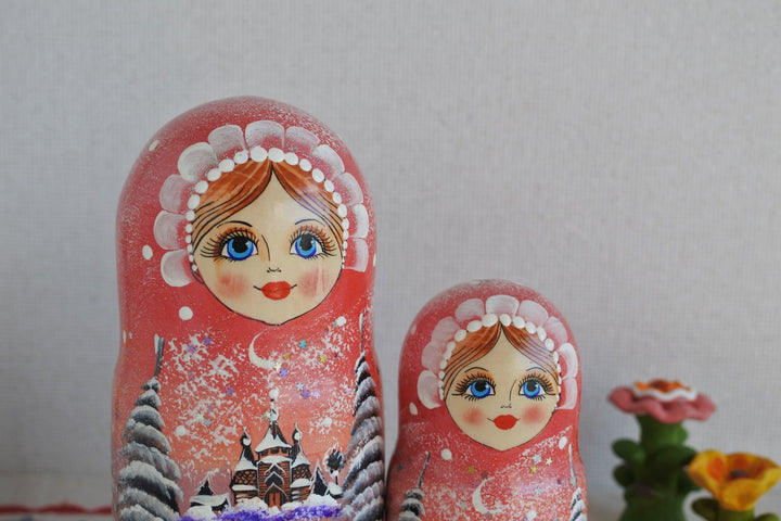 マトリョーシカ　雪原のトロイカ　5P