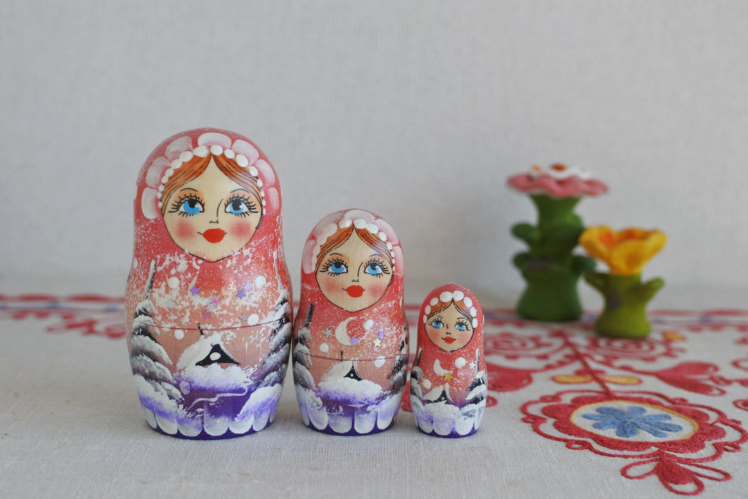 マトリョーシカ　雪原のトロイカ　5P