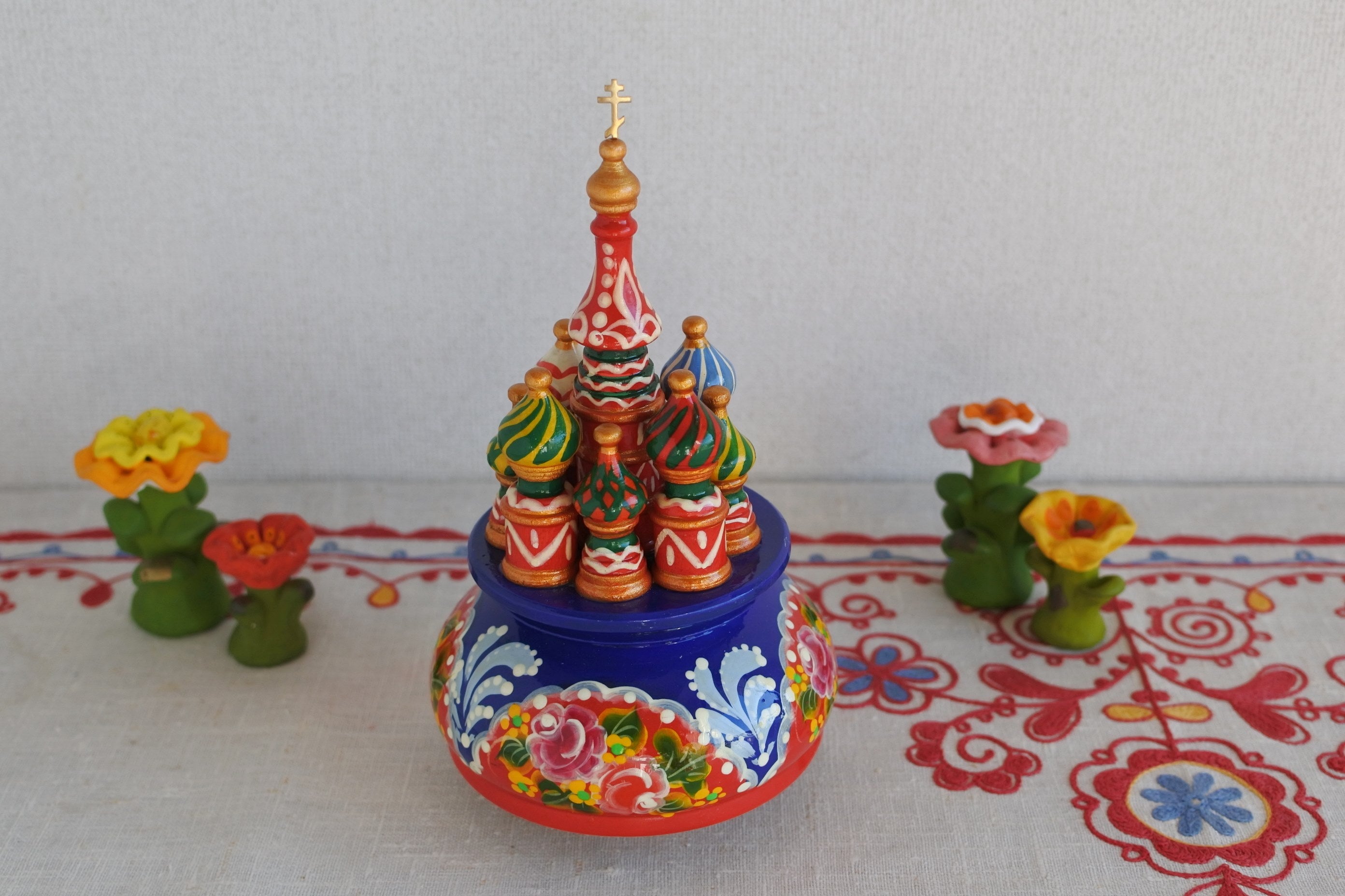 その他のロシア雑貨 ロシア民芸品 スパイスセット 起き上がりこぼし