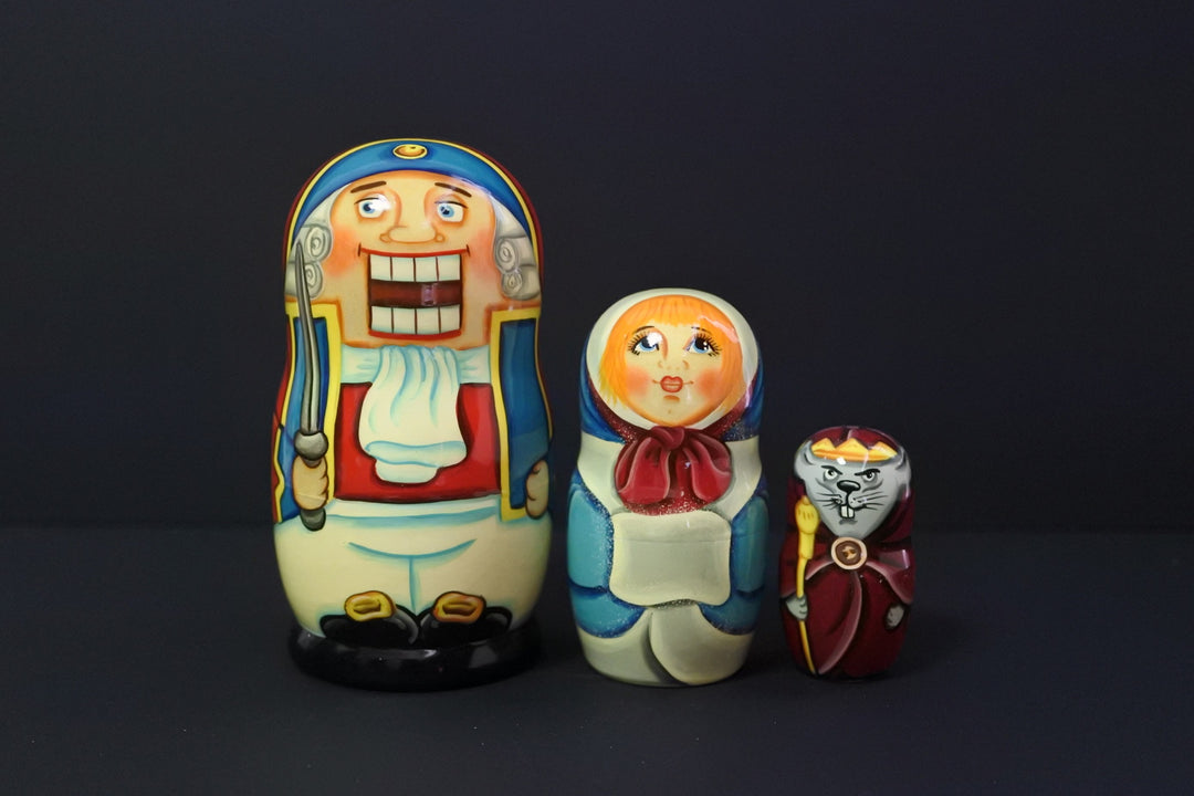 マトリョーシカ　くるみ割り人形3P