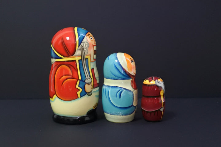マトリョーシカ　くるみ割り人形3P