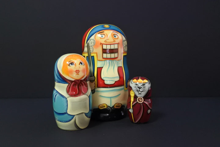 マトリョーシカ　くるみ割り人形3P