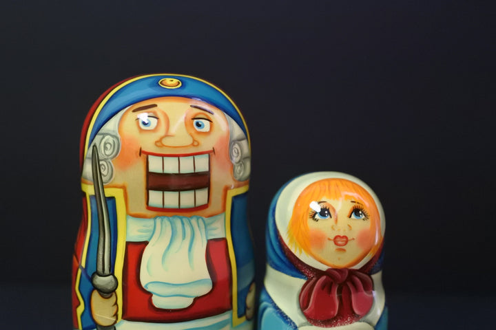 マトリョーシカ　くるみ割り人形3P