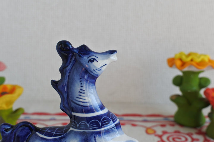 グジェリ陶器　馬　2026午年 　せむしの仔馬