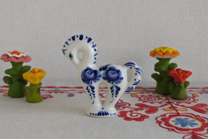 ベショーリ陶磁器工房　藍の馬　2026干支午